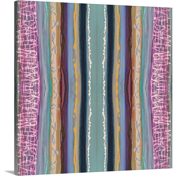 "Line Dance I" Canvas Wall Art