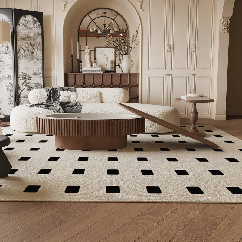 47'' Oval Coffee Table with Storage Solid Wood Veneered Modern Coffee Table