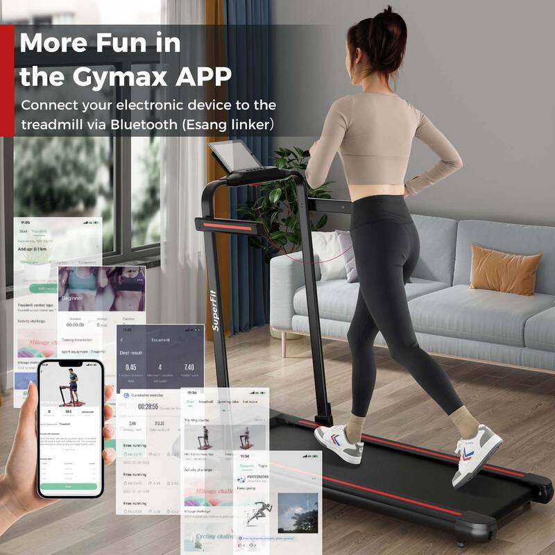 Walking Pad Treadmill 4 in 1 Under Desk Treadmill w/ App Control