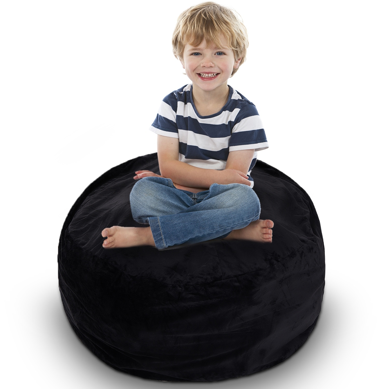 Cheer Collection Microplush Bean Bag and Stuffed Animal Storage Case