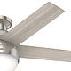 preview thumbnail 3 of 18, Hunter 46" Anslee Low Profile Ceiling Fan with LED Light Kit and Pull Chain