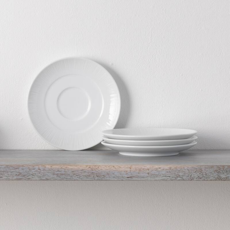 Noritake Conifere Set of 4 Saucers, 6"