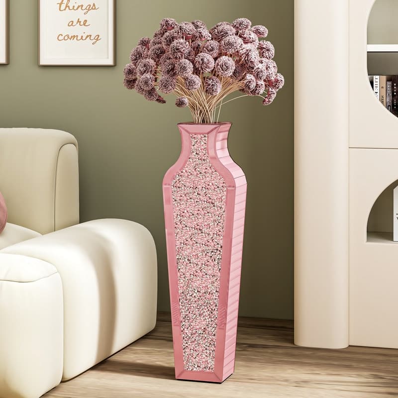 26.8"Pink Floor Vase