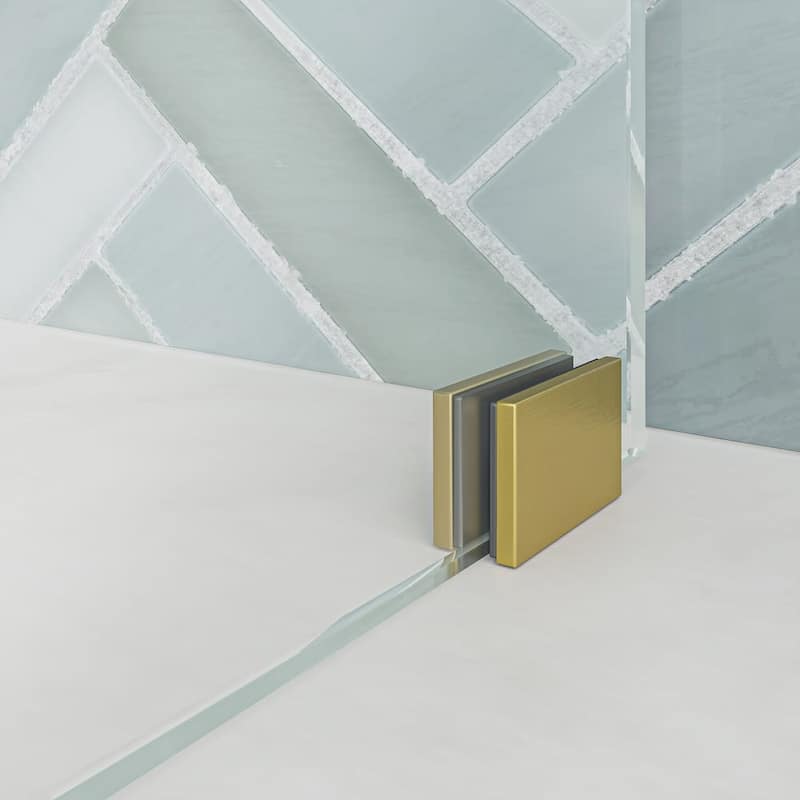 Seawin Cosmo 44 - 48 x 77 inches Frameless Sliding Shower Door 3/8 in. (10 mm) Clear Tempered Glass with NanoShield Coating