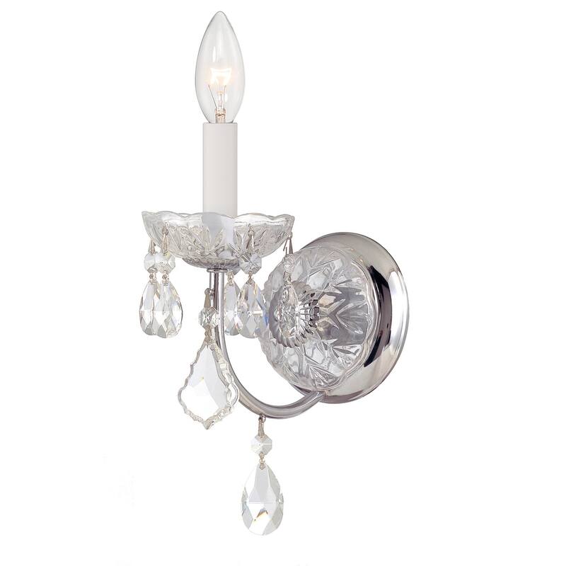 Crystorama Lighting Group Imperial Single Light 13-1/2" High Wall - Polished Chrome