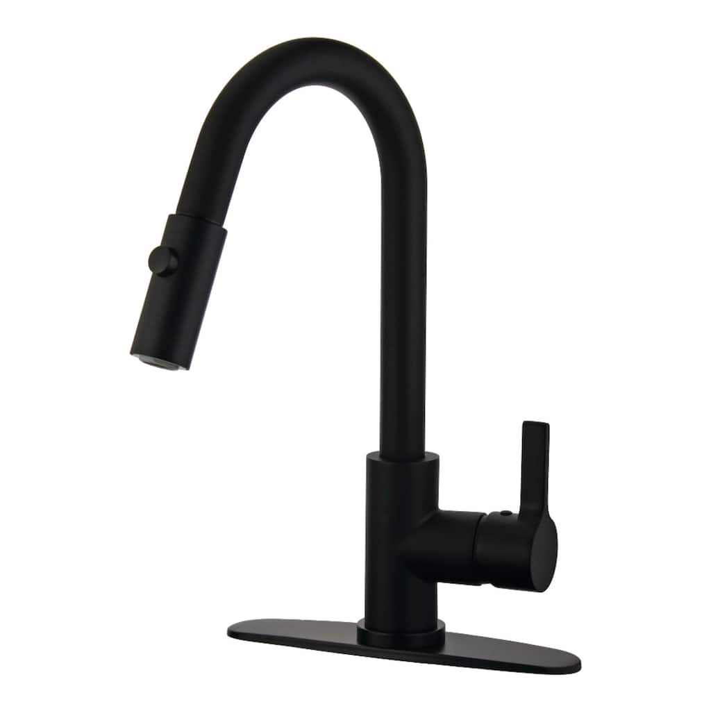 Kingston Brass Continental Single-Handle Pull-Down Kitchen Faucet