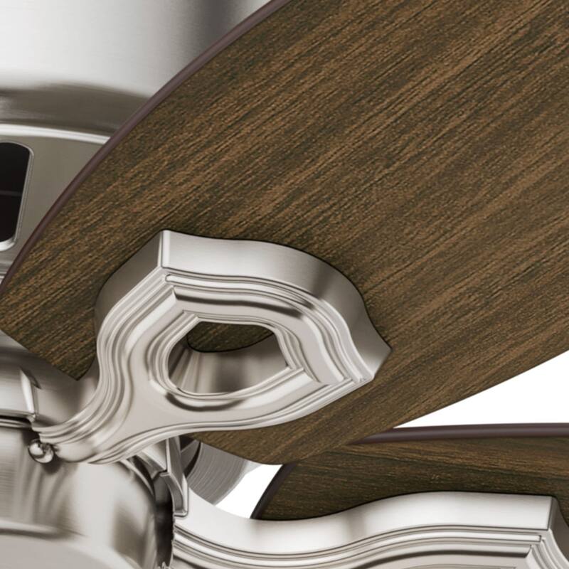 Hunter 42" Builder Low Profile Ceiling Fan with 3-Light LED Light Kit and Pull Chain