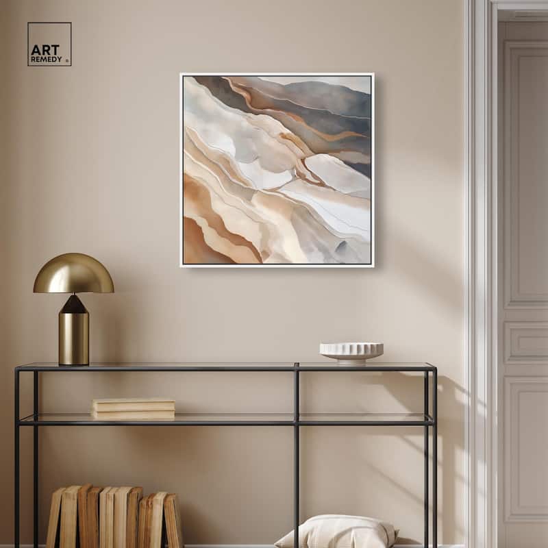 Earthen Flow Canvas by Art Remedy