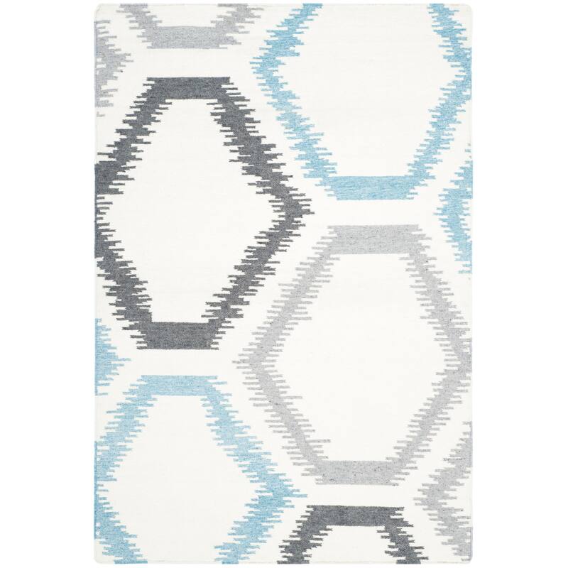 SAFAVIEH Handmade Flatweave Dhurries Solza Modern Wool Rug