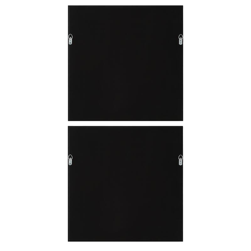 Uttermost Intertwine Knit Paper Shadow Box, Set of 2 - 23.625"H x23.625"W x 2"D