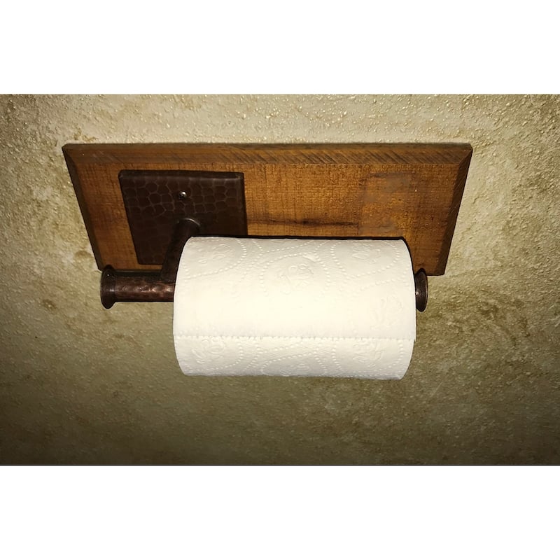 Hammered Copper Tissue Paper Holder in Oil Rubbed Bronze (TPHLDRDB)