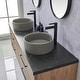 preview thumbnail 9 of 79, Trento Bath Vanity with Sintered Stone Top with Concrete Sink (R)