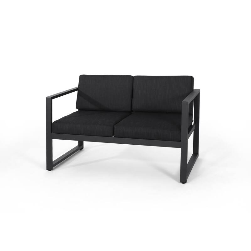 Navan Outdoor 4-piece Conversation Set by Christopher Knight Home