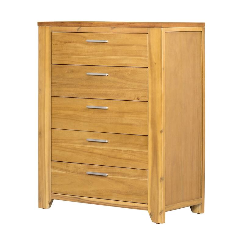 Compact 5-Drawer Dresser, Perfect Bedroom Storage Solution with Organizer Features