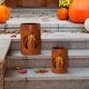 Halloween Candles and Candle Holders that Match Haunted Hill Farm 63 In. Animatronic Witch, Indoor/Outdoor Halloween Decoration, Flashing Red Eyes, Crawling, Battery