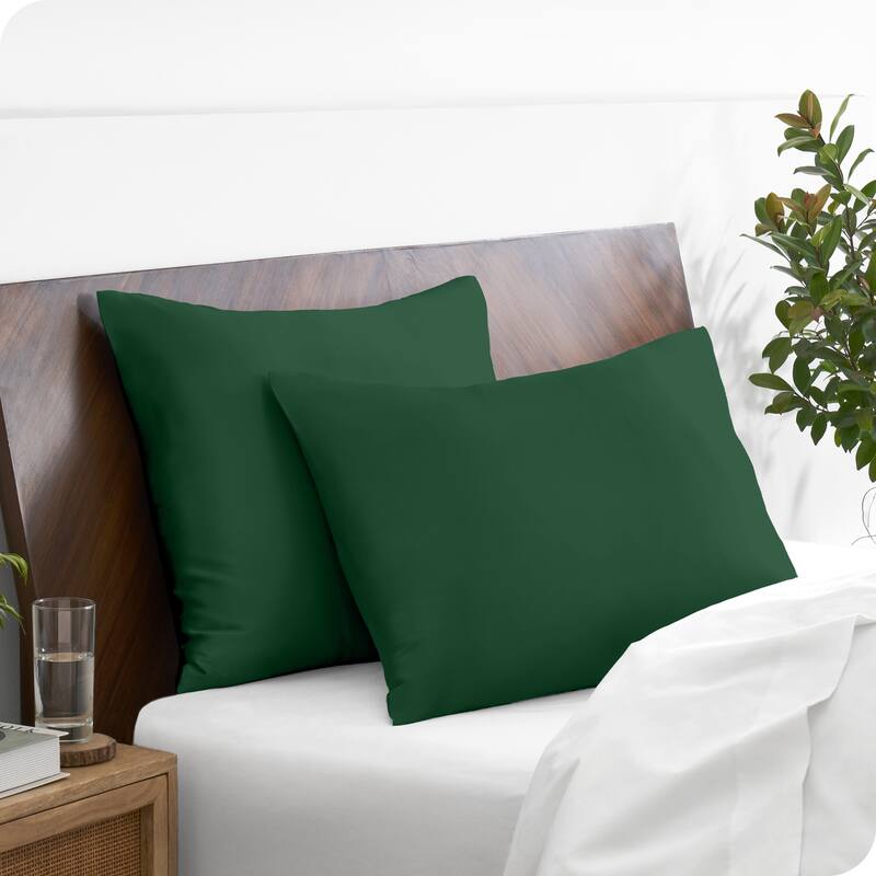 Bare Home Poly Satin Pillowcase Set for Hair and Skin (Set of 2)