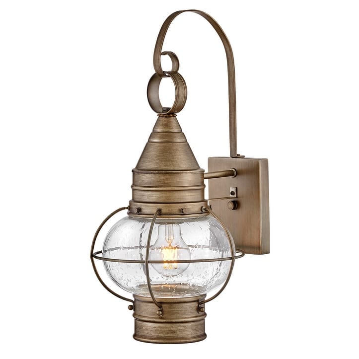 Hinkley Lighting 18" Height 1 Light Lantern Outdoor Wall Sconce with - Burnished Bronze