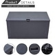 preview thumbnail 8 of 7, SUNCROWN 120 Gallon Deck Box Outdoor Resin Wicker Storage Container