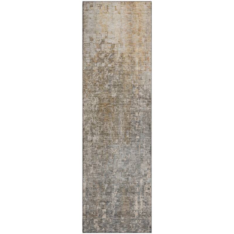 Premium Washable Super Soft Ombre Mosaic Mayfield Rug