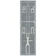 preview thumbnail 12 of 19, SAFAVIEH Handmade Fifth Avenue Jodie Mid-Century Modern Wool Rug 2'3" x 8' Runner - Grey/Ivory - Runner