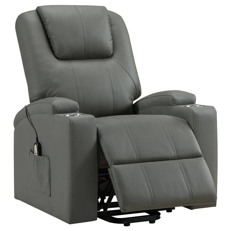 Armstrong Upholstered Power Lift Massage Recliner