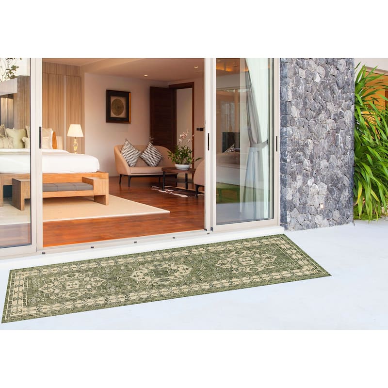 Liora Manne Carmel Kilim Indoor/Outdoor Rug