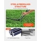 preview thumbnail 9 of 10, 12x6 ft Portable Soccer Goal Kids Soccer Net Carry Bag Backyard Training Orange - Multi