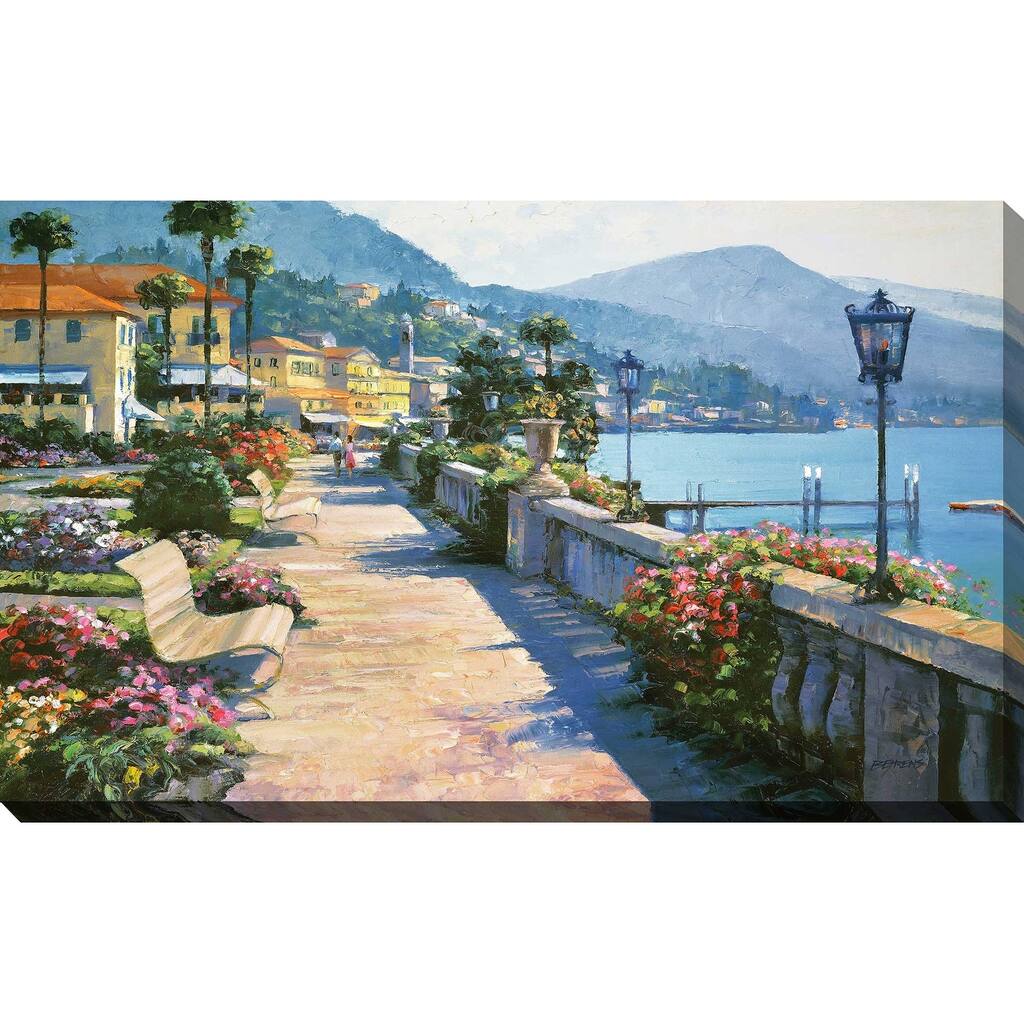 "Bellagio Promenade " by Howard Behrens Print on Canvas