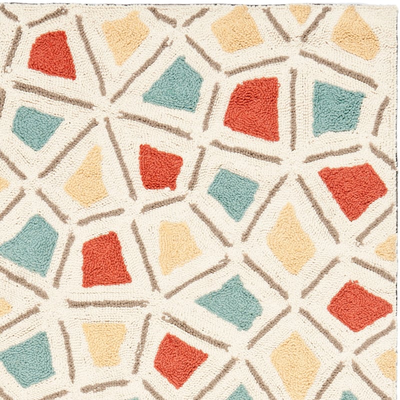 Martha Stewart by SAFAVIEH, Spring Wheel Mosaic Cotton Rug