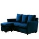 preview thumbnail 16 of 17, Furniture of America Golt Contemporary Upholstered L-shaped Sectional