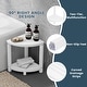 preview thumbnail 21 of 79, Anapolis Poly Corner Shower Bench