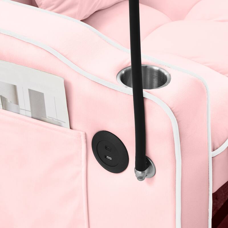 Anmytek 3-in-1 Convertible Sleeper Chair Sofa Bed with Multi-Pockets - Folding Sofa Bed