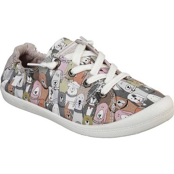 Shop Skechers Women S Bobs Beach Bingo Dog House Party Sneaker Taupe Multi Overstock 25484221