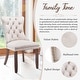 preview thumbnail 64 of 99, High-end Tufted Velvet Upholstered Nailhead Dining Chair Set of 6