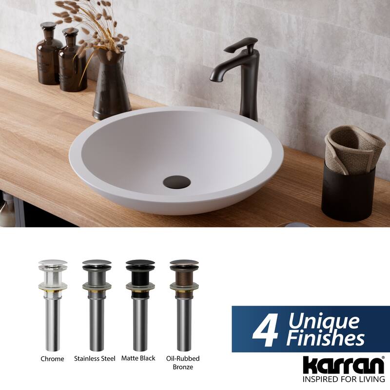 Karran PU25 Pop-Up Vanity Bowl Drain