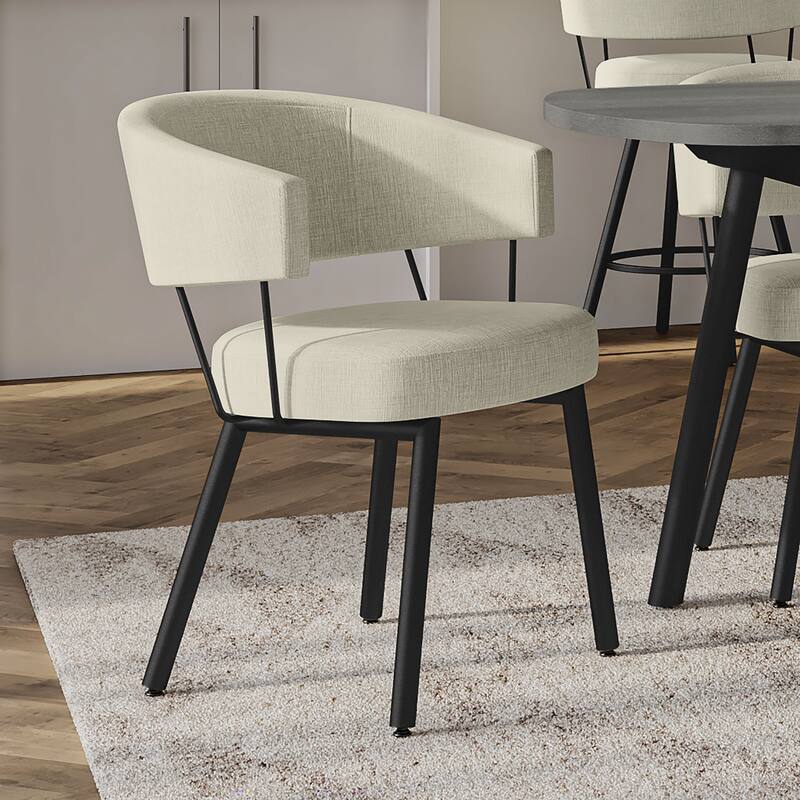 Amisco Gibson Table and Corey Chairs 7-Piece Dining Set