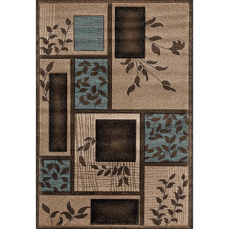 Glamour Collection Polypropylene Area Rug