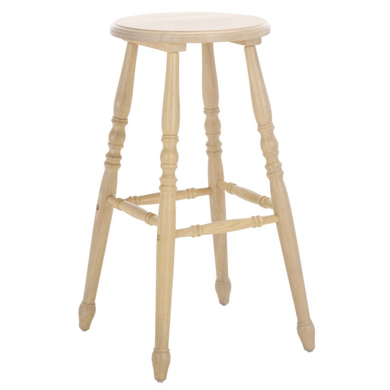 SAFAVIEH Home Sidiko 29-inch Barstool (Set of 2) - 16"W x 16"D x 29"H