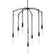 preview thumbnail 1 of 2, Maxim 27718 Pioneer 7 Light 28" Wide Abstract Pendant Anthracite