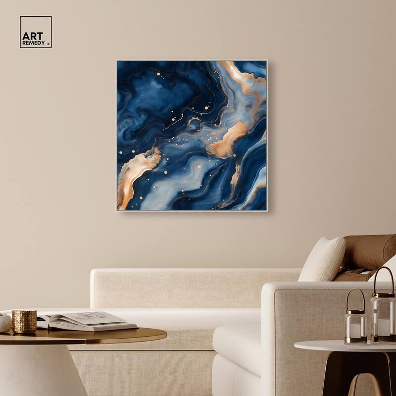 Deep Sea Geode III Canvas by Art Remedy