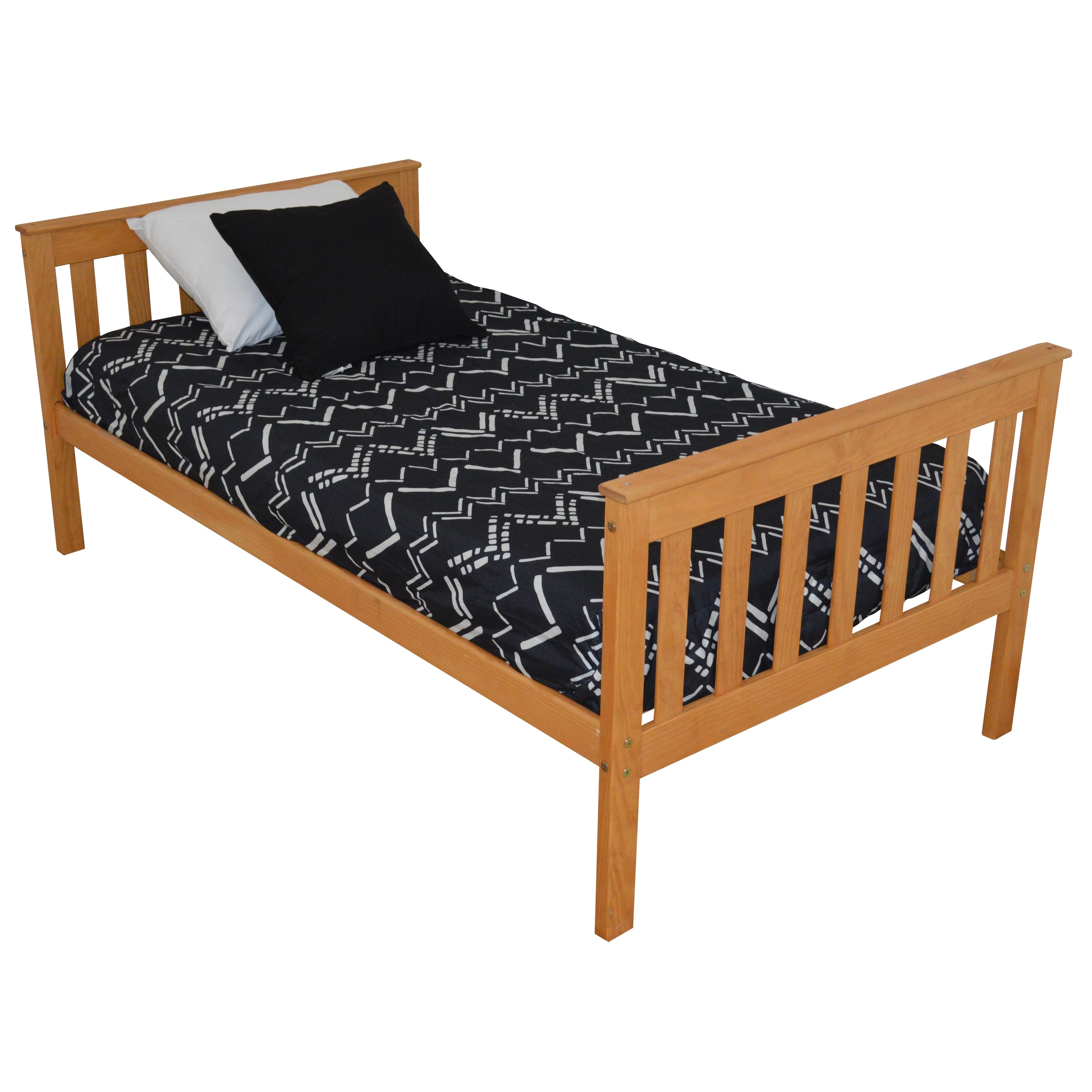 Premier platform bed frame wood twin full queen king size modern bedroom marco de cama. overstock com