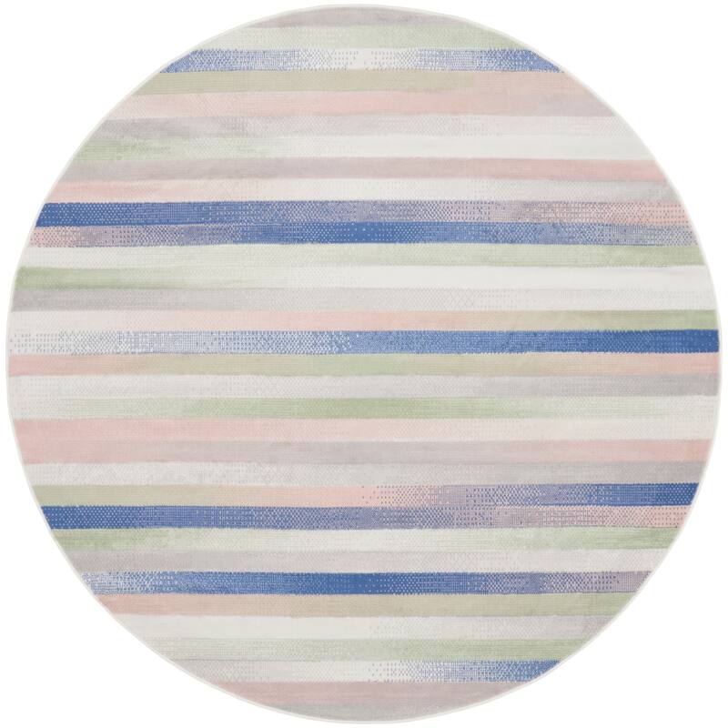 Nourison Whimsicle Modern Striped Abstract Area Rug