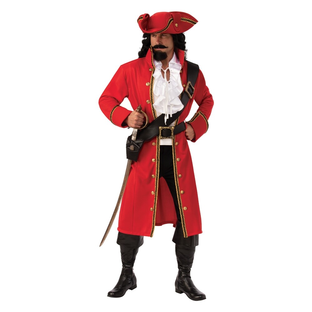 Shop Mens Pirate Captain Hook Swashbuckler Costume Overstock
