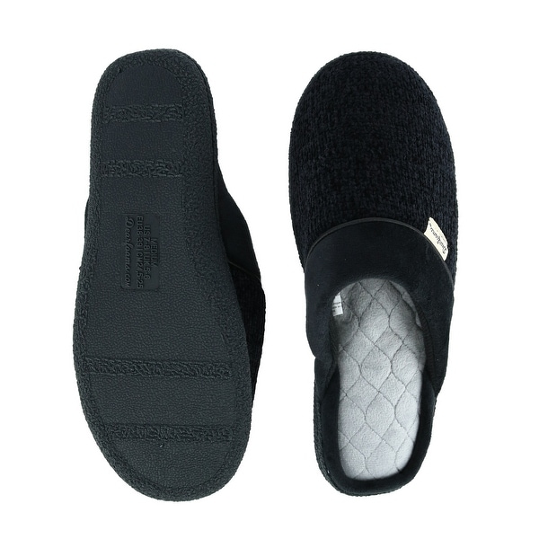 women's dearfoams chenille scuff slide slippers