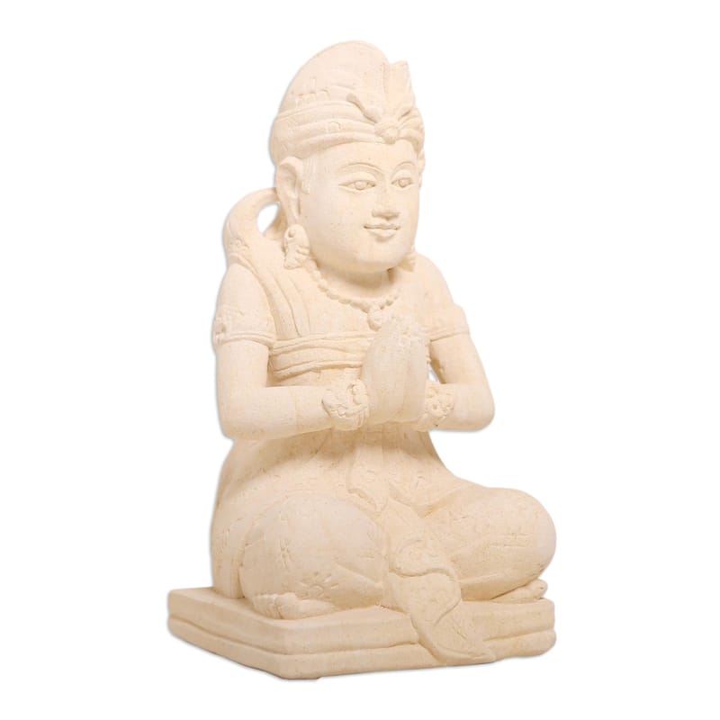 Novica Handmade Balinese Bagus Sandstone Sculpture