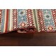 preview thumbnail 12 of 17, Geometric Kazak Oriental Hallway Runner Rug Wool Hand-knotted Carpet - 2'9" x 9'7"