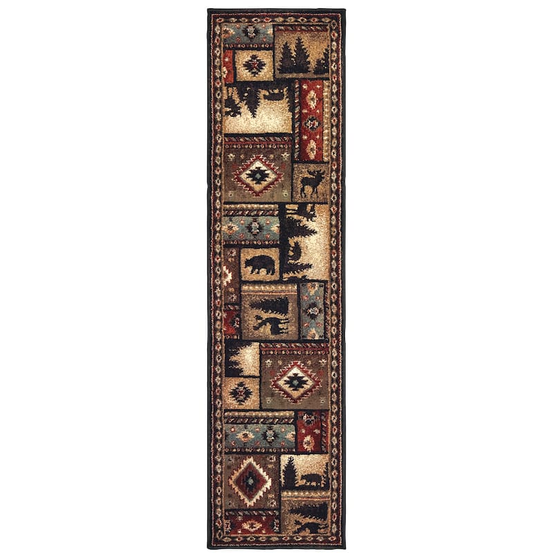 Style Haven Westley Lodge Patchwork Area Rug