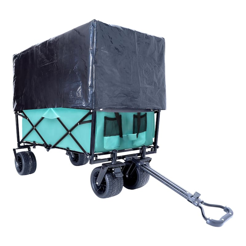 Foldable Wagon Cart with strapping system Beach