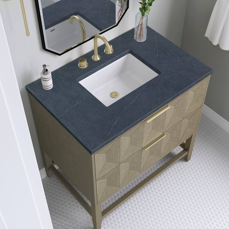 James Martin Vanities D100-V36-3CSP Emmeline 36" Free Standing Single