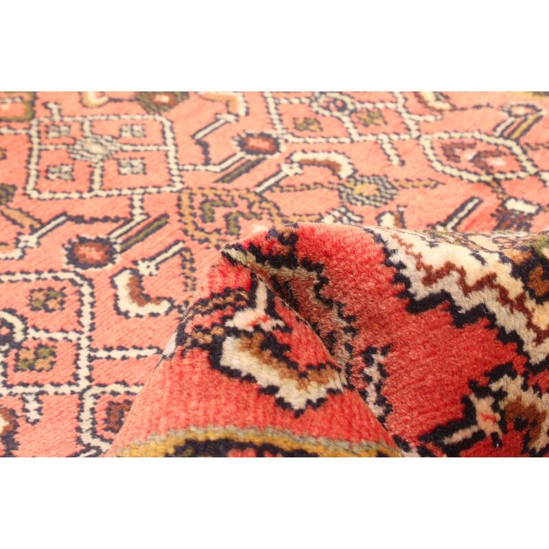 ECARPETGALLERY Hand-knotted Andelz Red Wool Rug - 2'5 x 8'0